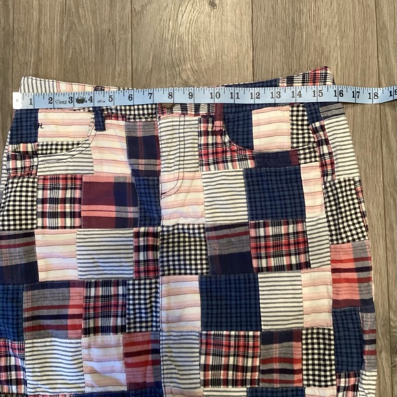 Tommy Hilfiger Patchwork Mini Skirt - Blue, Pink, White - Picture 5 of 9